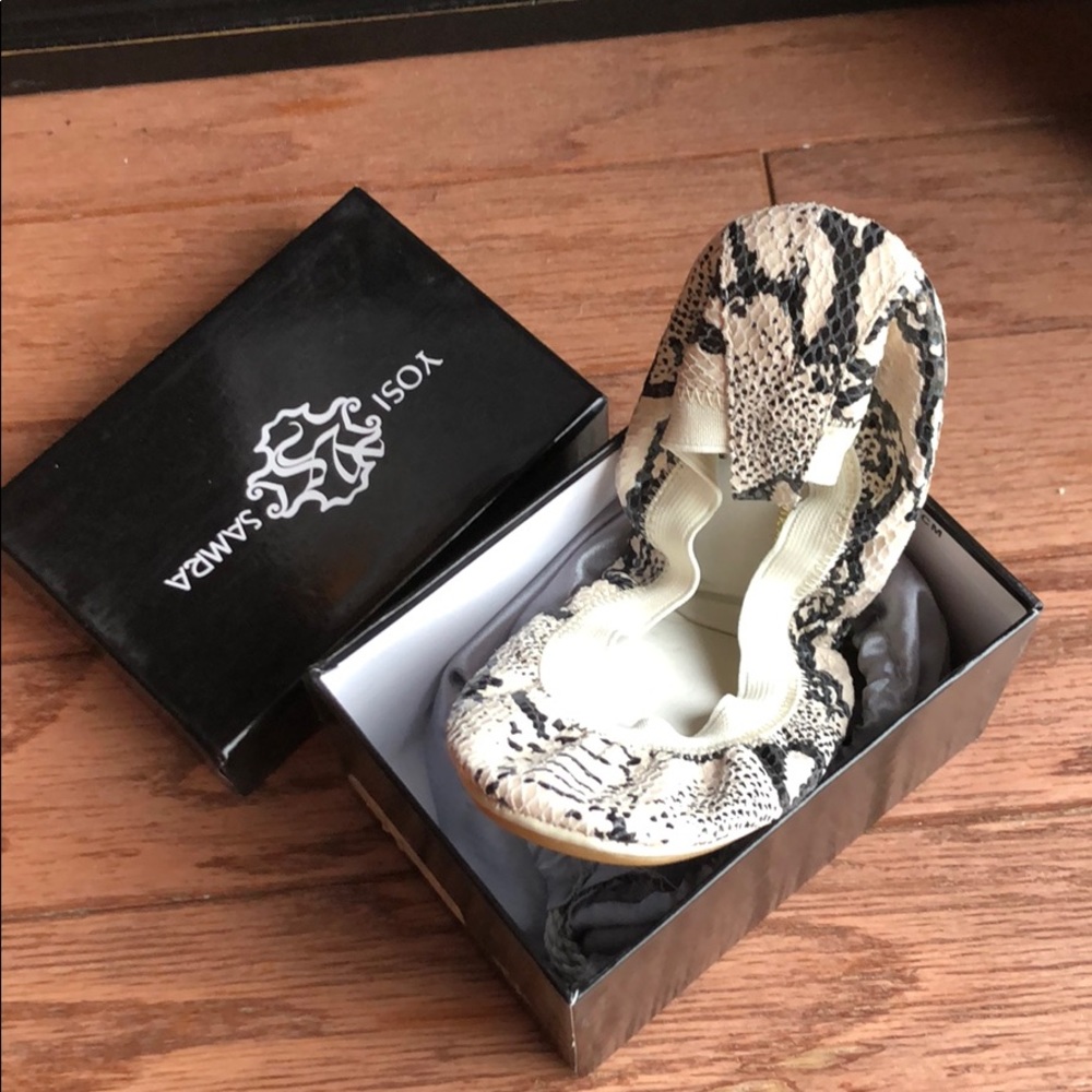 Yosi samra foldable ballet flats
